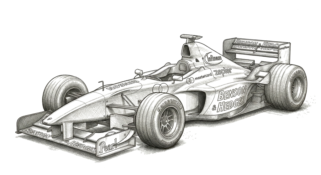 Jordan 199 illustration, print signed by Andy Stevenson