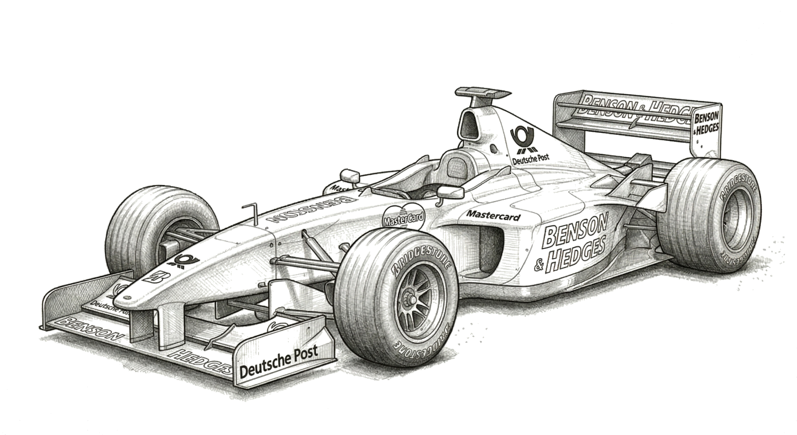 Jordan EJ10 illustration, print signed by Andy Stevenson
