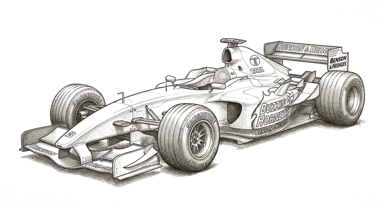 Jordan EJ15 illustration, print signed by Andy Stevenson