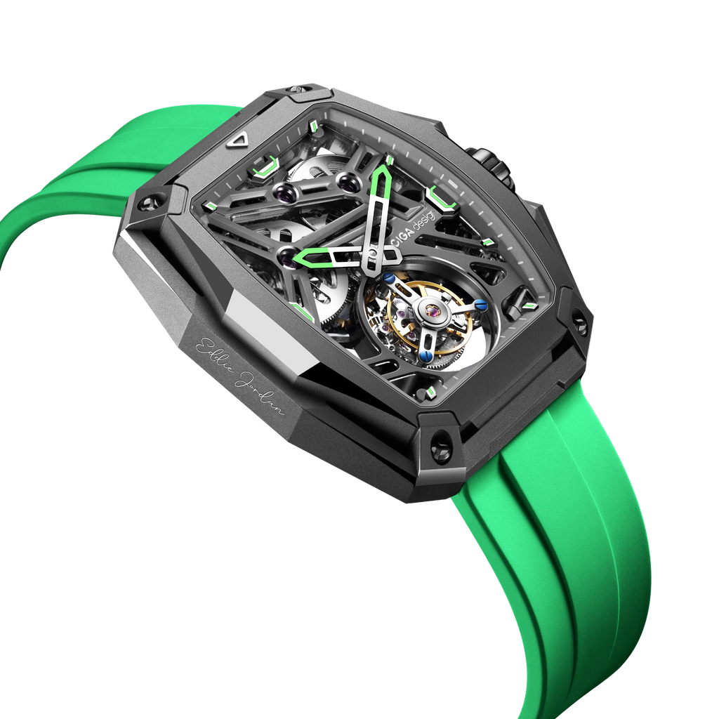 DLC-coated Grade 5 titanium octagonal case