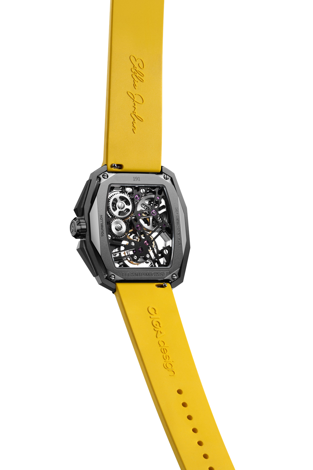 Individually numbered caseback